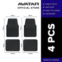 AVATAR Karpet Mobil / Alas Mobil / Keset Mobil - 5001 - 2 Baris 4 Pcs
