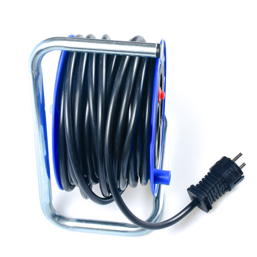 Brennenstuhl Kabel Roll 15 Meter Garant -KBRL048-1079180004 / Kabel Roll 4 Lubang / Colokan Listrik / Teriminal Listrik / Kabel Sambung / Colokan Sambung