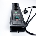 Brennenstuhl Stop Kontak 6 Lubang Premium Line 26.000A Surge Protection Adaptor 1,8 Meter / Surge Protector / Colokan Anti Petir / Colokan Listrik Anti Petir / Terminal Listrik / Stopkontak / Kabel Sambung / Colokan Sambung