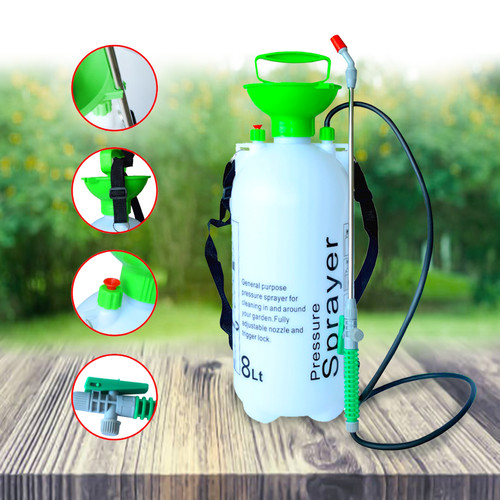 Kenmaster Botol Pressure Sprayer - 8 Liter KM508 / Botol Semprotan / Spray Penyiram Tanaman / Semprotan Tanaman / Semprotan Burung / Alat Semprotan / Spray Bottle / Bottle Garden Tools / Alat Berkebun