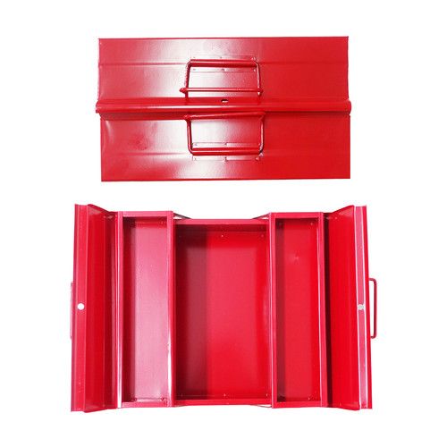 Kenmaster Tool Box Besi 2 Susun Merah / Biru / Toolbox Besi / Tempat Penyimpanan Perkakas / Tempat Penyimpanan Multifungsi - Kotak Perkakas - Kotak Serbaguna - Kotak Peralatan