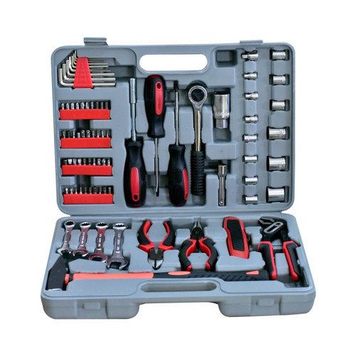 Kenmaster Tool Kit Set 77 pcs - GREY / Kunci Sok Set / Kunci Peralatan / Toolkit Set / Tool Kit Perkakas / Tool Box / Toolbox - Kotak Peralatan