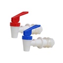 Kenmaster Kran Aqua Pencet Biru + Merah Guci