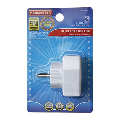Kenmaster Steker L009 / Colokan Listrik / Colokan Saklar