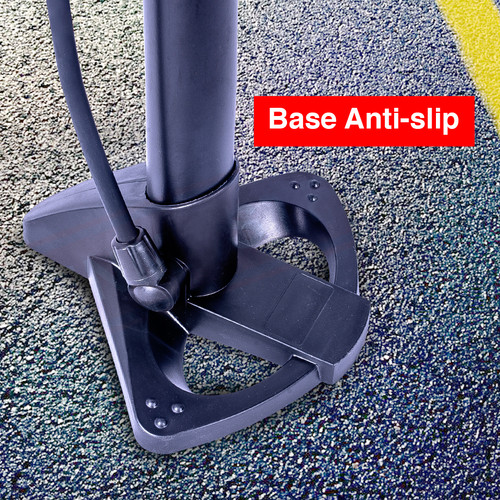 Kenmaster Pompa Sepeda Hitam KM-5435 Besi / Pompa Ban Sepeda Motor / Pompa Balon / Pompa Motor / Pompa Mobil / Air Pump
