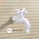 Kenmaster Kran Taman PVC KM-8012 Palang / Keran Taman PVC / Kran Tembok / Keran Tembok / Kran Air / Keran Air