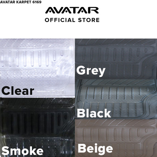 AVATAR Karpet Mobil / Alas Mobil / Keset Mobil - 6169 - 4 Baris 5 Pcs