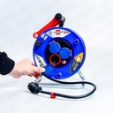 Brennenstuhl Kabel Roll 25 Meter Garant IP44 - KBRL04 / Kabel Roll 3 Lubang / Colokan Listrik / Teriminal Listrik / Kabel Sambung / Colokan Sambung