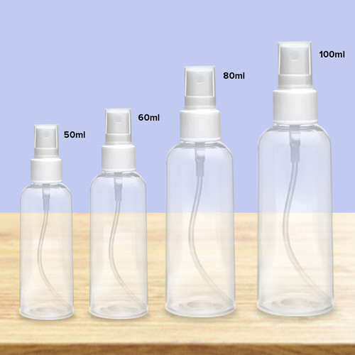 Botol Parfum 100 ML Botol Parfum 60 ML Botol Parfum 50 ML - per 3 Pcs Bottle Spray / Botol Parfum Refill / Botol Parfum Plastik / Botol Plastik