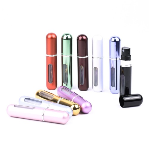 Botol Parfum 5 ML Bottle Spray Mini / Botol Parfum Refill / Botol Parfum Mini - Aluminium