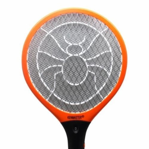 Kenmaster Raket Nyamuk + Senter LED KM 559 / Raket Serangga / Raket Lalat - Pembasmi Serangga - Mosquito Killer