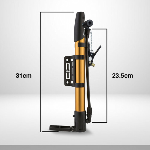 Kenmaster Pompa Sepeda Mini Aluminium KM-314A / Pompa Ban Sepeda / Pompa Balon / Pompa Mini / Air Pump