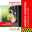Kenmaster Gembok Samping 25 MM Gembok Anti Maling Gembok Pagar Kunci Gembok Multifungsi