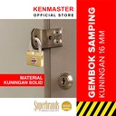 Kenmaster Gembok Samping 16 MM Gembok Anti Maling Gembok Pagar Kunci Gembok Multifungsi