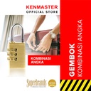 Kenmaster Gembok MG-213/201 Kombinasi Gembok Anti Maling Gembok Pagar Kunci Gembok