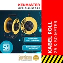 Kenmaster Kabel Roll 25 Meter SNI / Kabel Roll 50 Meter SNI / Kabel Roll 4 Lubang