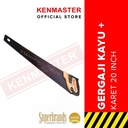 Sunflex Gergaji Kayu + Karet 20 Inch Gergaji Tangan Gergaji Pegang Gergaji Tajam
