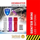 Kenmaster Senter Mini LED ALM+Baterai