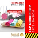 KENT MICROFIBER CLOTH PK-30 ( isi 3 Pcs)