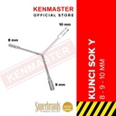Kenmaster Kunci Sok Y 8-9-10 CRV