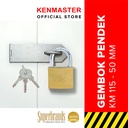 Kenmaster Gembok IRON 50MM - PENDEK KM115 Gembok Anti Maling Gembok Pagar Kunci Gembok