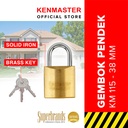 Kenmaster Gembok IRON 38MM - PENDEK KM115 Gembok Anti Maling Gembok Pagar Kunci Gembok