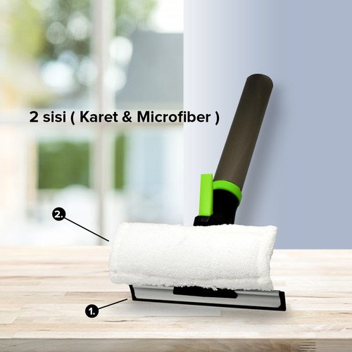 Kent Microfiber Window Cleaner KT1530 Pmbersih Jendela Wiper Semprotan