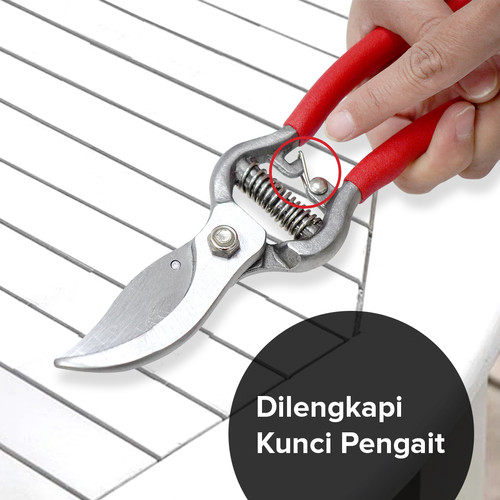 Xander Gunting Dahan Ranting - 8 Inch 4002-032-01 / Gunting Tanaman / Gunting Taman / Gunting Rumput / Gunting Daun / Gunting Batang Bunga Buah / Pruning Shears / Alat Berkebun