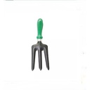 Kenmaster Alat Kebun - Garpu Hitam / Garpu Berkebun / Garden Tool / Garukan Berkebun / Garden Tools / Alat Berkebun Gagang Pendek Hijau