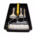Kenmaster Hanger CSR Nakamate 20 set + Paint 25 set / Alat Cat / Alas Kuas Cat / Gantungan Baju / Jemuran Baju