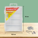 Kenmaster Mini Box MK01 ( 6 Compartments ) / Tool Box Mini / Toolbox Mini / Tempat Penyimpanan Multifungsi / Tempat Penyimpanan Serbaguna - Kotak Serbaguna - Kotal Peralatan