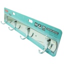 Kenmaster Hanger Plat 4 Gaet JY201 - Hooks Besi Gantungan Multifungsi