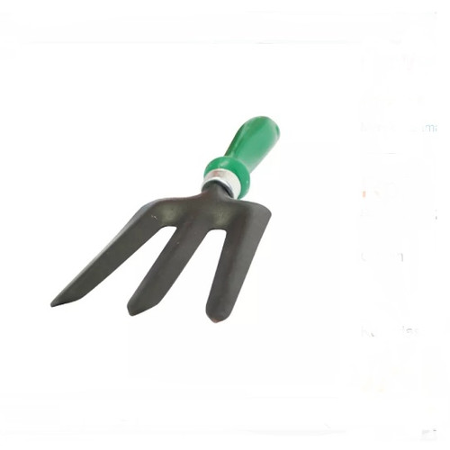 Kenmaster Alat Kebun - Garpu Hitam / Garpu Berkebun / Garden Tool / Garukan Berkebun / Garden Tools / Alat Berkebun Gagang Pendek Hijau