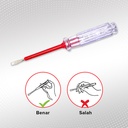 Kenmaster Obeng Tespen 5106 - Tespen Deteksi Kabel Obeng Tes Pen Listrik Obeng Tespen Listrik Obeng Testpen Listrik