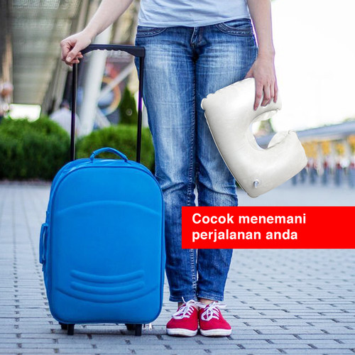 Ghana Bantal Leher Mobil / Batal Leher Tidur / Bantal Leher Tiup / Bantal Leher Portable / Neck Pillow