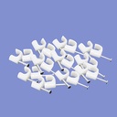 Kenmaster Klem Kabel Listrik 7MM isi 35 Pcs X 2 Pack / Clamp Kabel / Cable Clips