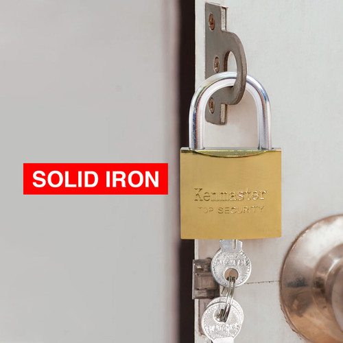 Kenmaster Gembok IRON 32MM Pendek KM115 Gembok Anti Maling Gembok Pagar Kunci Gembok