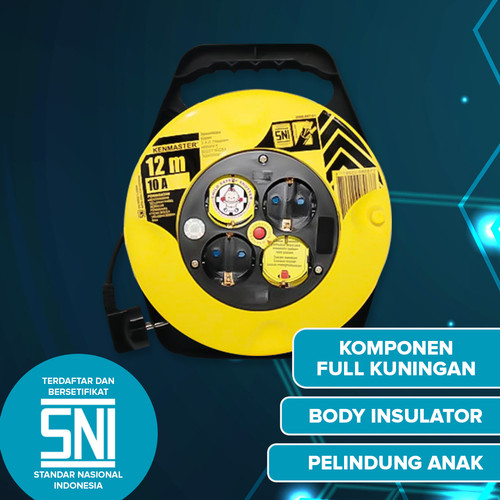 Kenmaster Kabel Roll - 12 Meter