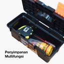 Kenmaster Tool Box Plastik B250 / Tool Box Mini / Toolbox Mini / Toolbox Plastik / Tempat Penyimpanan Perkakas / Tempat Penyimpanan Multifungsi - Kotak Perkakas - Kotak Serbaguna - Kotak Peralatan