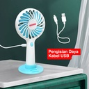 Kenmaster Kipas Mini USB KM-2208 / Kipas Mini Portable / Kipas Mini USB / Mini Fan Portable / Kipas Genggam / Kipas Tangan
