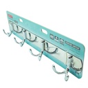 Kenmaster Hanger Plat 4 Gaet JY270 - Hooks Bercabang 2 Besi Gantungan
