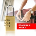 Kenmaster Gembok MG-213/201 Kombinasi Gembok Anti Maling Gembok Pagar Kunci Gembok