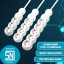 Kenmaster Stop Kontak Stopkontak Colokan Listrik Colokan 5 Lubang KC-05 KM (KTG POLY BAG)