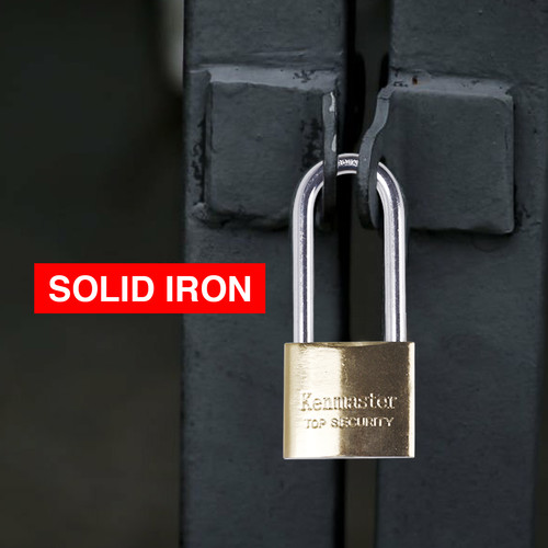 Kenmaster Gembok IRON 38MM Panjang KM115 Gembok Anti Maling Gembok Pagar Kunci Gembok