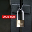 Kenmaster Gembok IRON 38MM Panjang KM115 Gembok Anti Maling Gembok Pagar Kunci Gembok