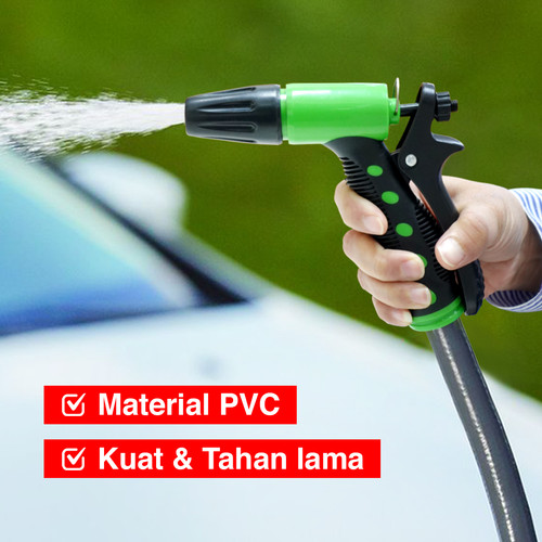 Kenmaster Kepala Semprotan Air - KM 1790 / Kepala Semprotan Selang Air / Penyiram Tanaman / Semprotan Tanaman / Semprotan Cuci Mobil Motor / Water Gun Spray / Nozzle Alat Semprotan / Water Jet Spray / Alat Berkebun