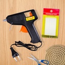 Kenmaster Glue Gun Lem tembak 60 W + 12 Pcs Lem Stick Besar
