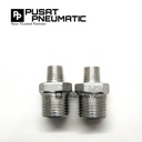 Double nepel Reduce stainless steel 304 1" x 3/8"