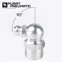M10 Nepple Gress Nipple Grease Elbow 90 Derajat Nepel Gris Knee 90° Drat 10 MM