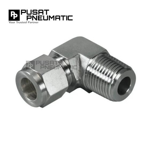 6MM x 1/8 Male Elbow Connector Tube OD 6 MM x 1/8 NPT Stainless Steel
